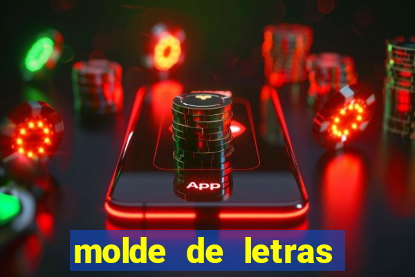 molde de letras feliz natal para imprimir